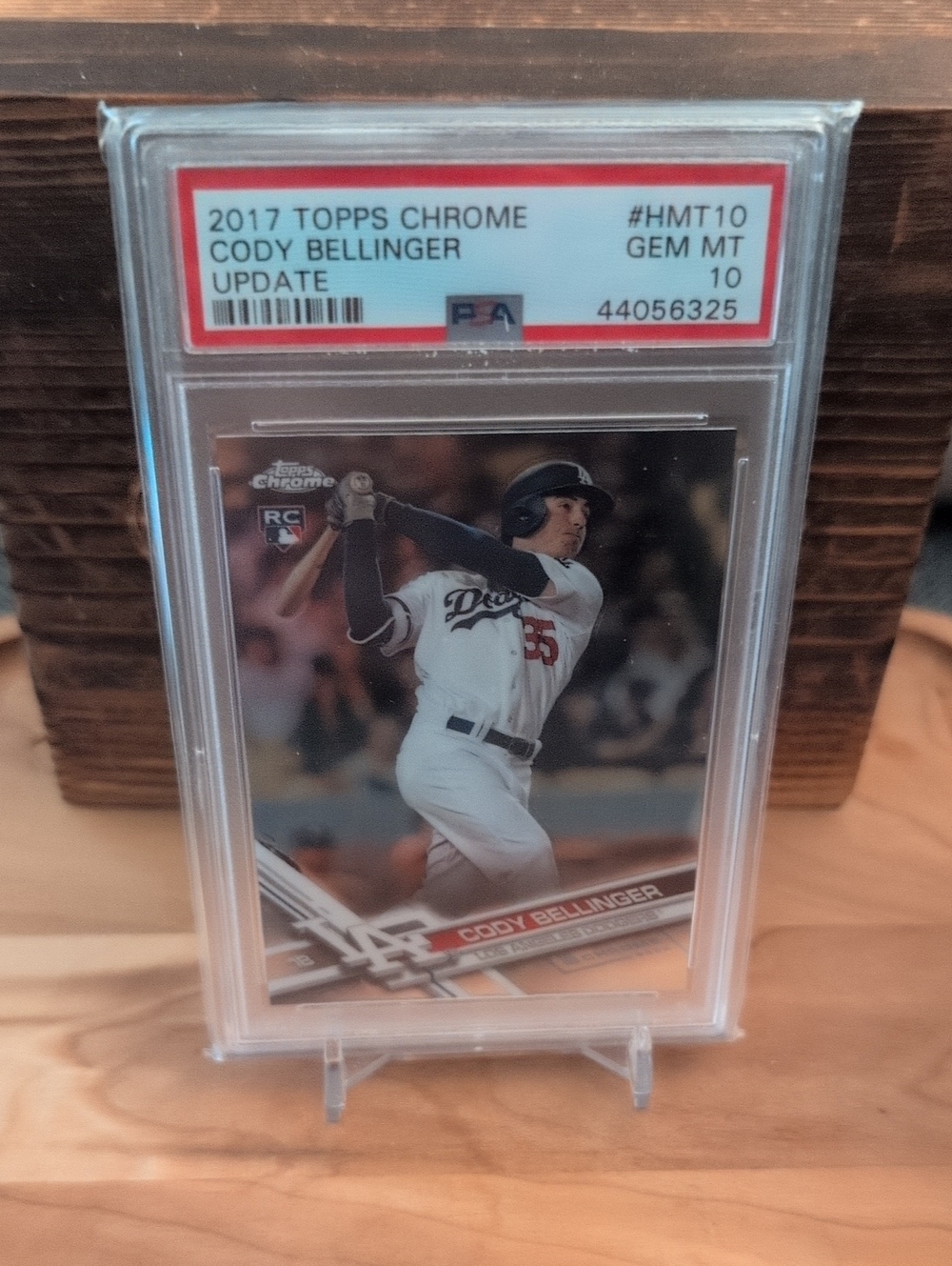 2017 Topps Chrome Cody Bellinger Rookie Card PSA 10 Gem Mint Dodgers Yankees 🔥